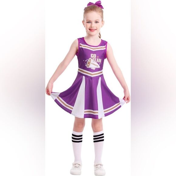 Other - NIP Purple Cheerleader Kids Costume Size M
